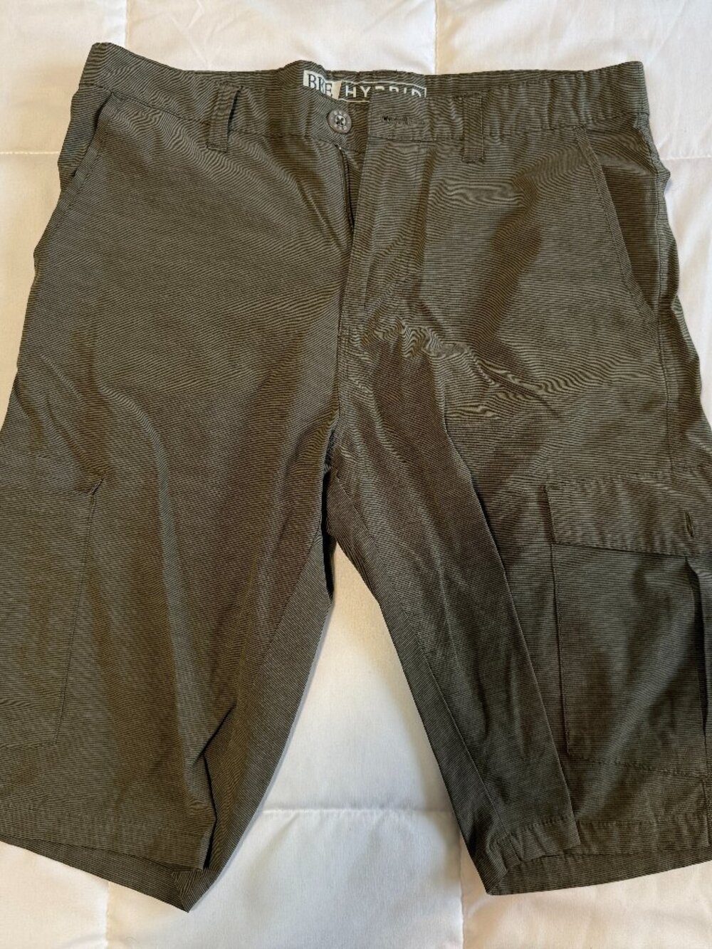 Men's BKE Buckle - Standard Fit Hybrid Shorts - Size 32 / 23 (GREEN)